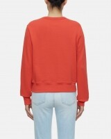 closed  fitted crewneck sweater rood