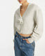 Rotate knit puffsleeve cardigan