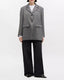 Ganni wool stripe blazer
