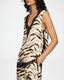 Ganni Satin Vneck Lace Slip Top