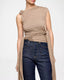 Ganni Draped Knot Top
