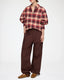 Ganni Cotton Flannel Check Shirt