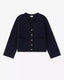 Ganni compact wool cardigan