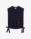 Ganni compact wool vest