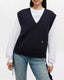 Ganni compact wool vest