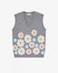 Ganni Cotton Cashmere Flower Vest