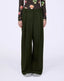 Ganni Single Wool Oversized Pleated Pants