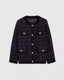 Anine Bing lydia jacket blue red tweed