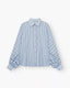 SoSue Antonia Voile Blue Stripe