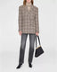 Anine Bing Aretha Plaid Blazer