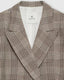 Anine Bing Aretha Plaid Blazer