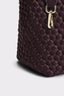 Marrea Marrea Midi Aubergine Satin Stripe