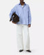 Closed Cape Shirt Sky Blue