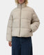 Closed cropped puffer jacket