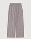 Ganni Check Cotton Cargo Pants