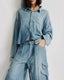 Denimist Cropped Work Shirt