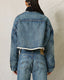 Denimist oversized cropped denim jacket