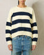 Denimist wide stripe sweater