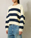 Denimist wide stripe sweater