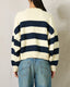 Denimist wide stripe sweater