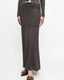 Ganni Light Sparkle Rib Maxi Skirt