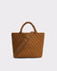 Marrea Marrea Midi Caramel&Affogato Satin Stripe