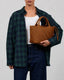 Marrea Marrea Midi Caramel&Affogato Satin Stripe