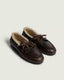 Posa Boat Loafer Leather Shearling