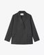Ganni Calendered Wool Blazer