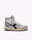 Diadora Heritage Mi Basket Metallic Silver/black