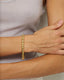 Adorn Tubes Bracelet Gold