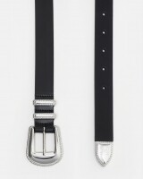 closed  belt zwart