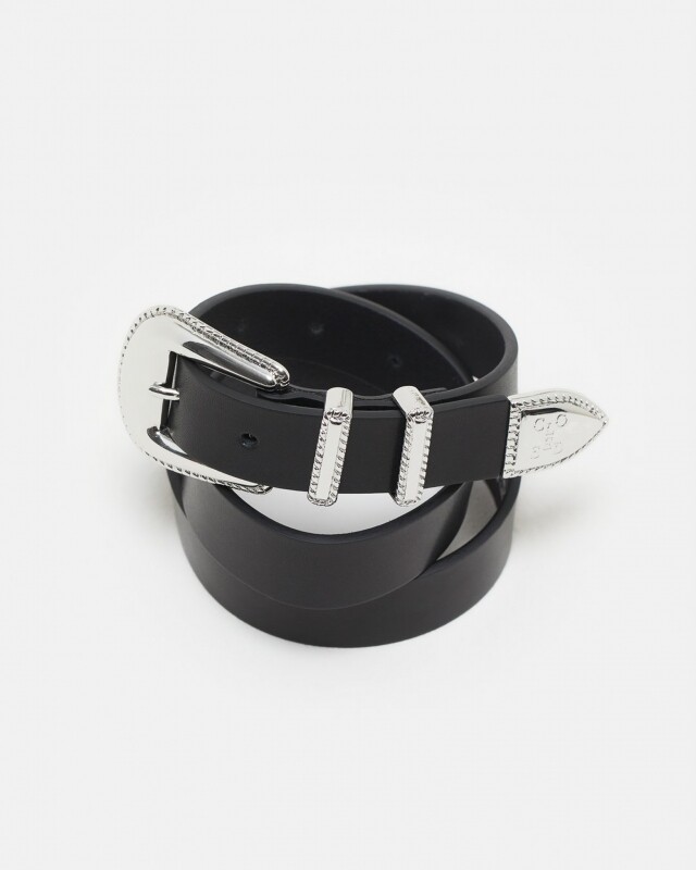 closed  belt zwart