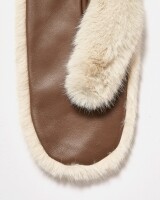 Bellerose madina mittens ecru