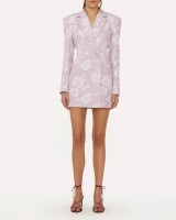 rotate jacquard blazer dress lavendel