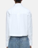 closed  cropped classic shirt wit