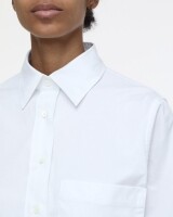 closed  cropped classic shirt wit