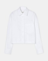 closed  cropped classic shirt wit