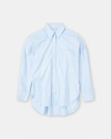 closed  shirt with pocket blauw