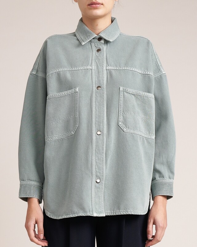 Bellerose guru overshirt groen