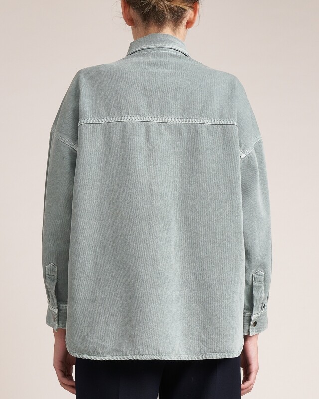 Bellerose guru overshirt groen