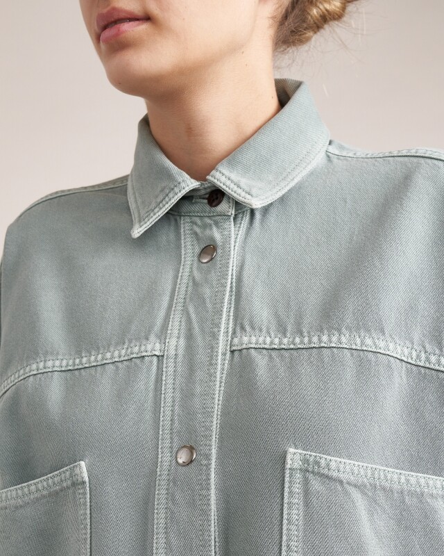 Bellerose guru overshirt groen