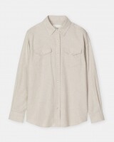 closed  utility shirt beige