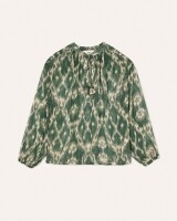 ba&sh menaelle blouse khaki