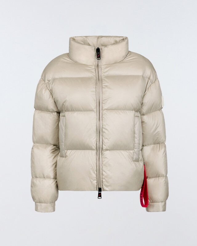 after label turku jacket rood