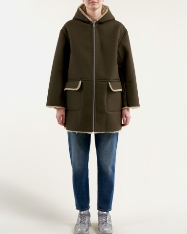 Bellerose elodie fake lammy coat