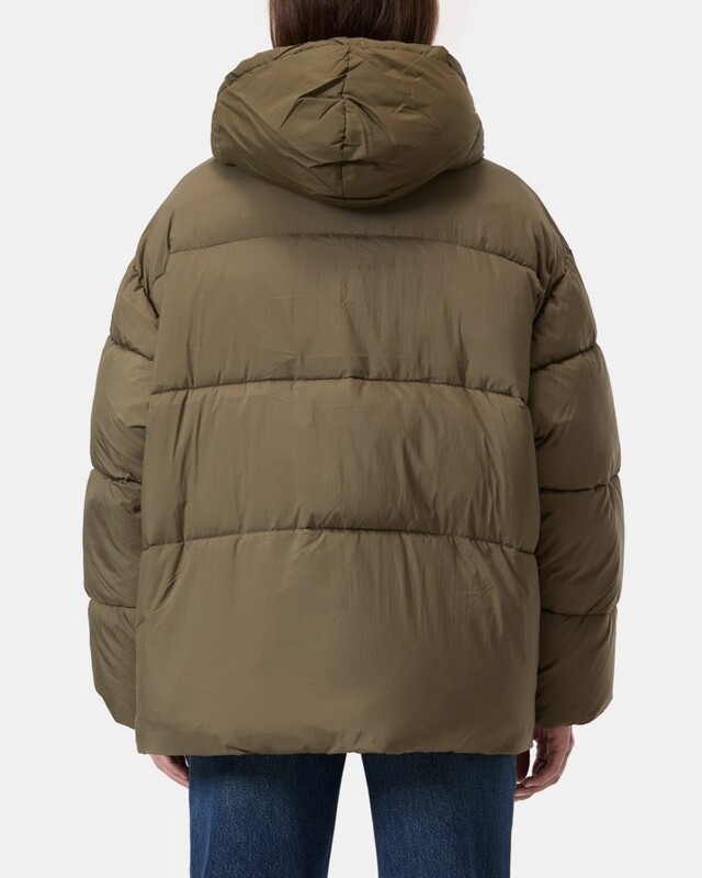 closed  puffer jacket groen