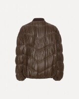 rotate pleated bomber jacket bruin