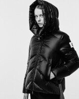 after label helsinki jacket zwart