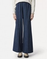 forte forte cotton denim pants indigo